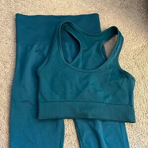 Teal workout set